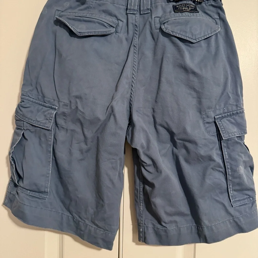 Polo Ralph Lauren Boys Distressed Cargo Shorts